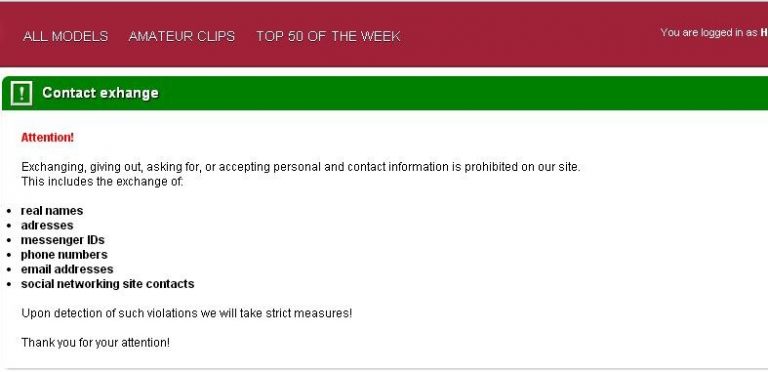 Bongacams New Rules For Models Honytsoi s Webcam World