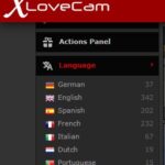 Xlovecam: French,Spanish, and German cam girls