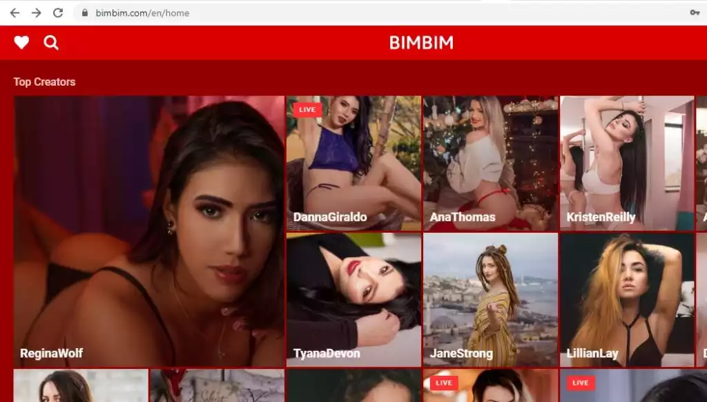 Top models of Bimbim for fans