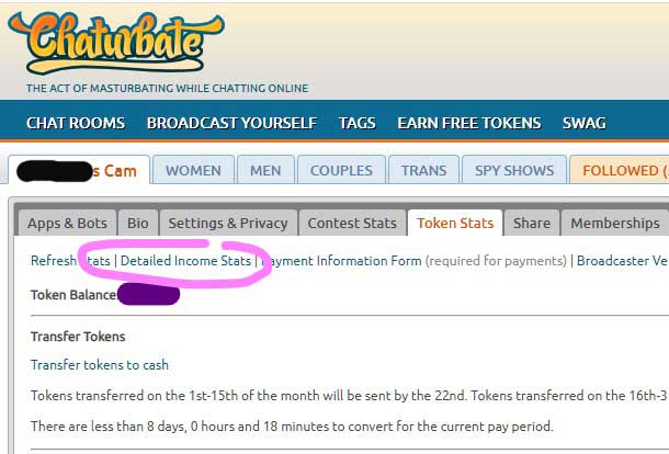 Chaturbate Payout