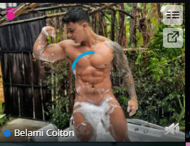 Belami model broadcasting on Flert4free.