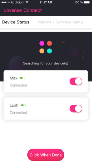 Lovense app to control various Lovense sex toys