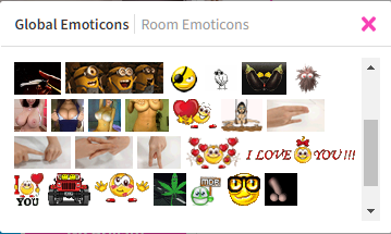 Emoticons provided by Camsoda.
